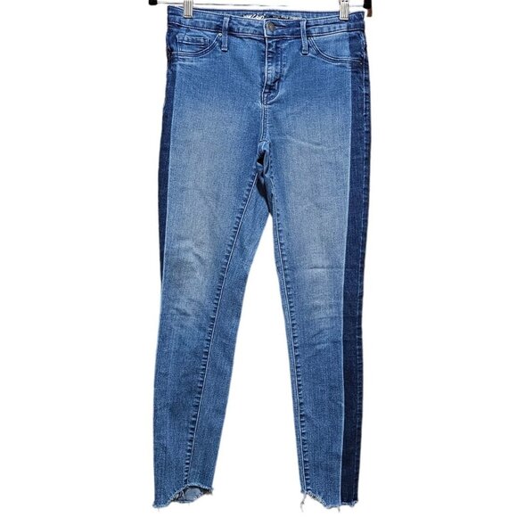 Mossimo Denim High Rise Jegging Jegging de tiro alto Size 4/27R - Picture 2 of 10